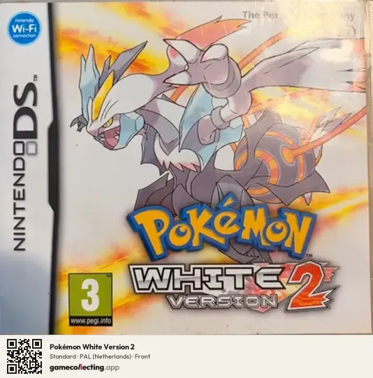 Pokémon White Version 2 Nintendo DS, Netherlands box front