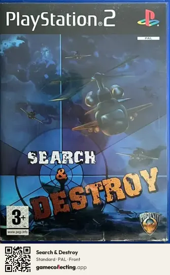 Search & Destroy PlayStation 2, PAL box front