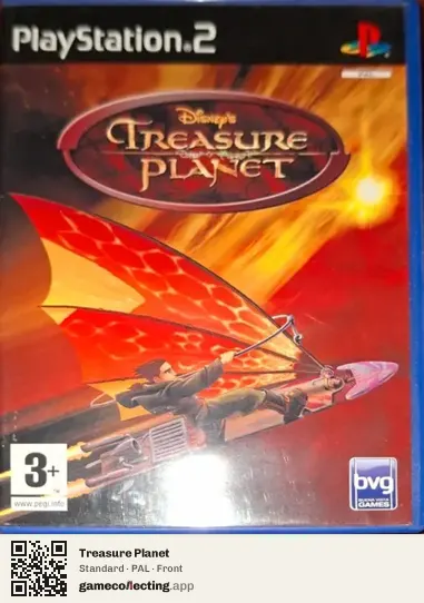 Treasure Planet PlayStation 2, PAL box front
