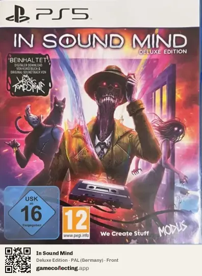 In Sound Mind PlayStation 5, Germany box front