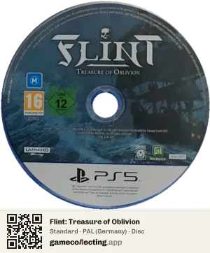 Flint: Treasure of Oblivion PlayStation 5, PAL disc