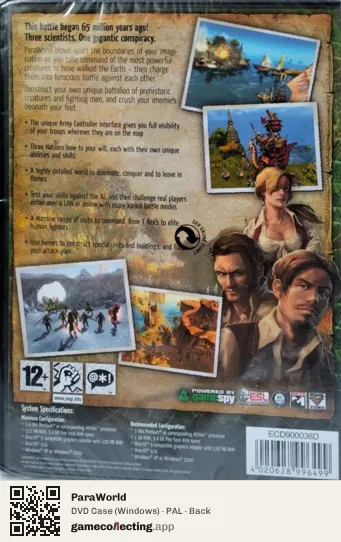 ParaWorld Computer, PAL box back