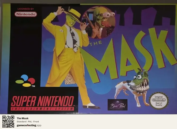 The Mask Super Nintendo Entertainment System, PAL box front