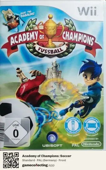 Academy of Champions: Soccer Nintendo Wii, Germany box front