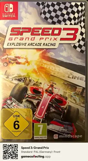 Speed 3: Grand Prix Nintendo Switch, Germany box front