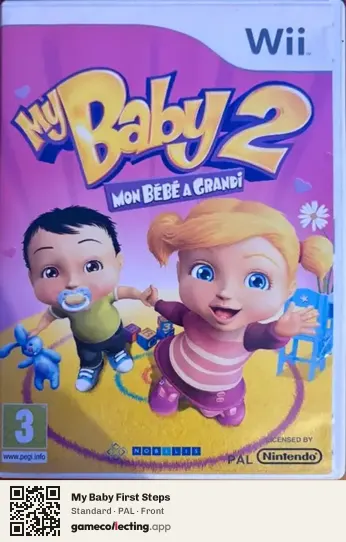 My Baby First Steps Nintendo Wii, PAL box front