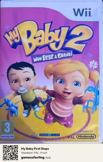 My Baby First Steps Nintendo Wii, PAL box front