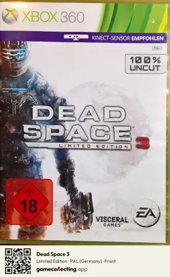 Dead Space 3 Xbox 360, Germany box front
