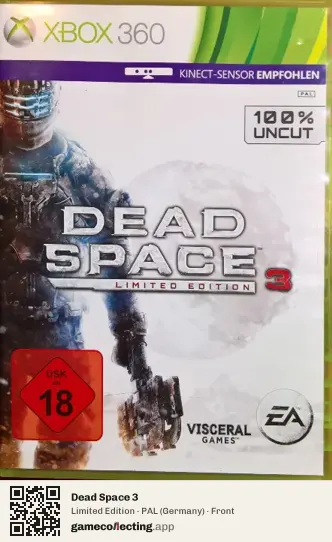 Dead Space 3 Xbox 360, Germany box front