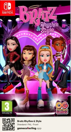 Bratz Rhythm & Style Nintendo Switch, PAL box front