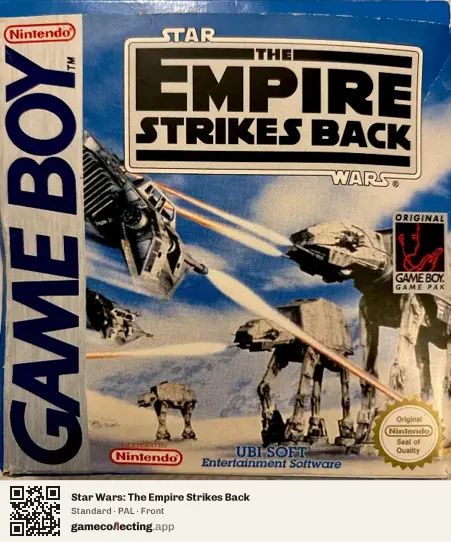 Star Wars: The Empire Strikes Back Game Boy, PAL box front