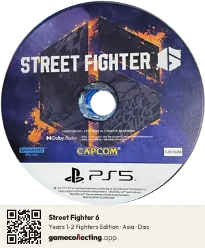 Street Fighter 6 PlayStation 5, Asia disc