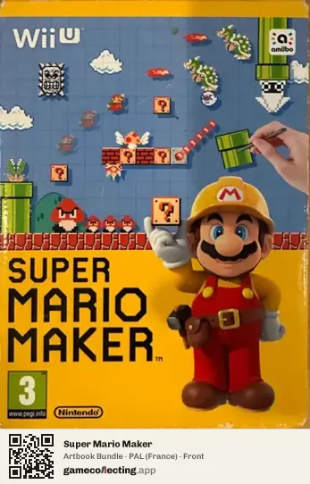 Super Mario Maker Nintendo Wii U, France box front