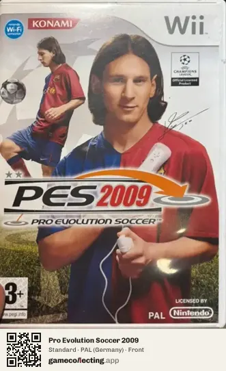Pro Evolution Soccer 2009 Nintendo Wii, Germany box front