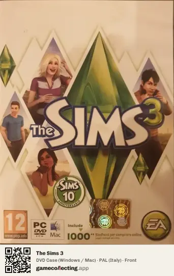The Sims 3 Computer, Italy box front