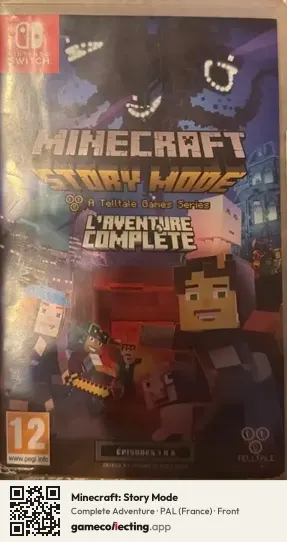 Minecraft: Story Mode Nintendo Switch, France box front
