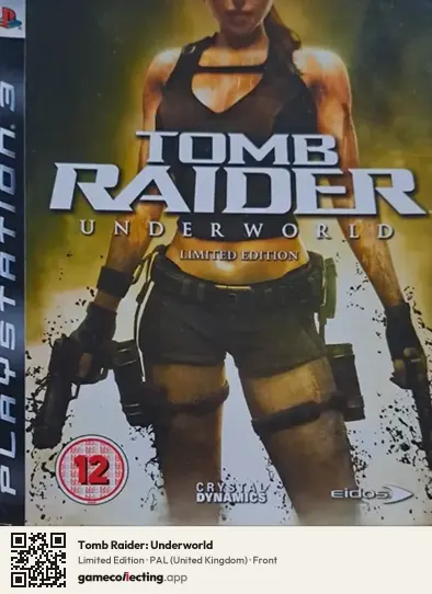 Tomb Raider: Underworld PlayStation 3, United Kingdom box front