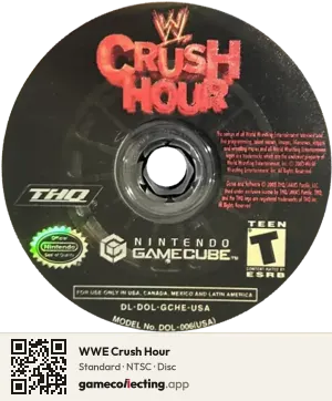 WWE Crush Hour Nintendo GameCube, NTSC disc