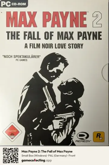 Max Payne 2: The Fall of Max Payne Computer, Germany box front
