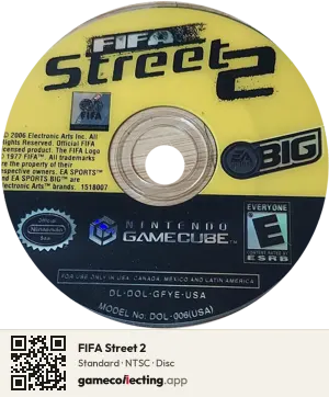 FIFA Street 2 Nintendo GameCube, NTSC disc