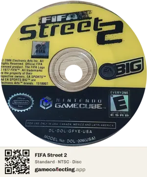 FIFA Street 2 Nintendo GameCube, NTSC disc