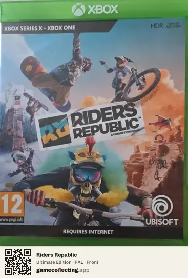 Riders Republic Xbox One, PAL box front