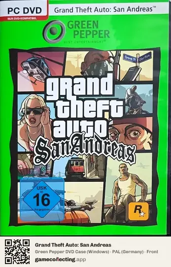 Grand Theft Auto: San Andreas Computer, Germany box front
