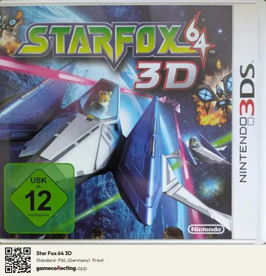 Star Fox 64 3D Nintendo 3DS, Germany box front