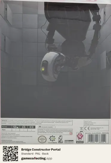 Bridge Constructor Portal Nintendo Switch, PAL box back