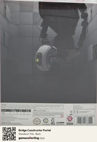 Bridge Constructor Portal Nintendo Switch, PAL box back