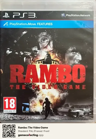 Rambo: The Video Game PlayStation 3, France box front