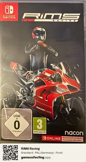 RiMS Racing Nintendo Switch, Germany box front