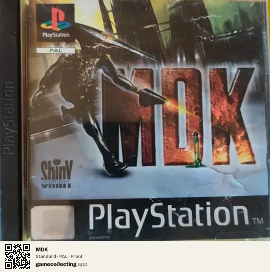 MDK PlayStation, PAL box front