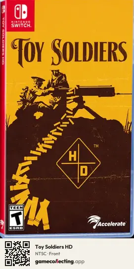 Toy Soldiers HD Nintendo Switch, NTSC box front