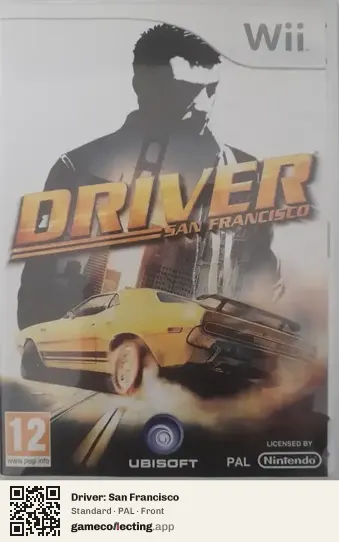 Driver: San Francisco Nintendo Wii, PAL box front