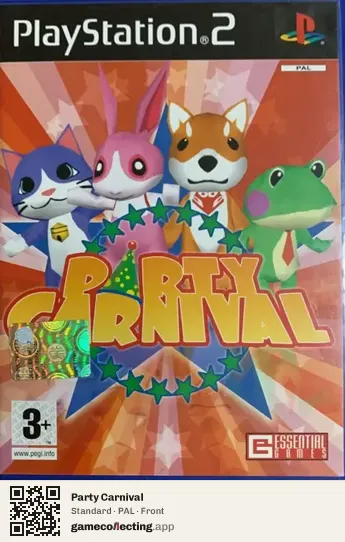 Party Carnival PlayStation 2, PAL box front