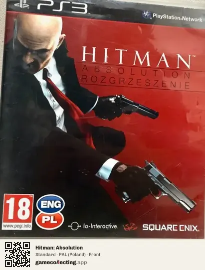 Hitman: Absolution PlayStation 3, Poland box front