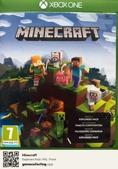 Minecraft Xbox One, PAL box front