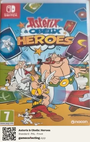 Asterix & Obelix: Heroes Nintendo Switch, PAL box front