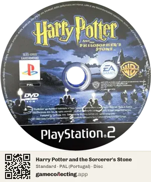 Harry Potter and the Sorcerer's Stone PlayStation 2, PAL disc