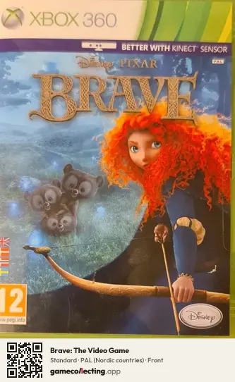 Brave: The Video Game Xbox 360, Nordic countries box front