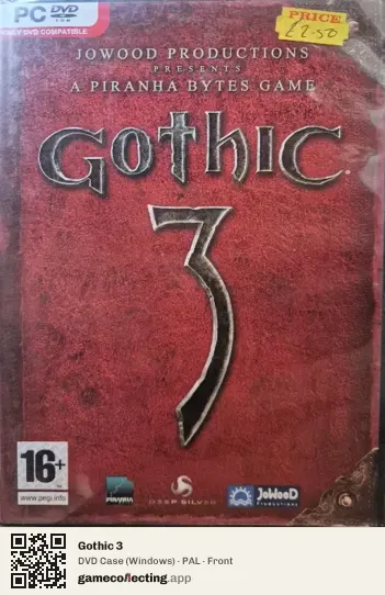 Gothic 3 Computer, PAL box front