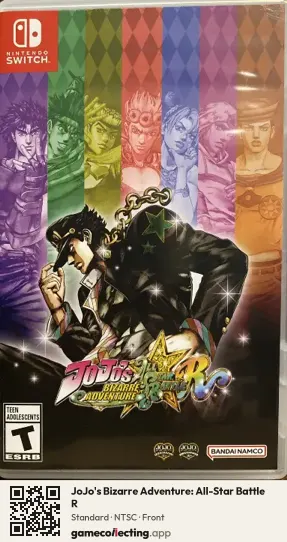 JoJo's Bizarre Adventure: All-Star Battle R Nintendo Switch, NTSC box front