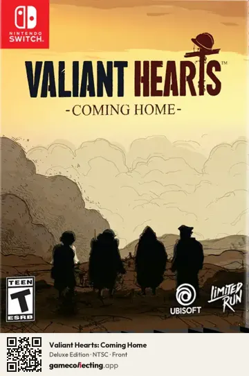Valiant Hearts: Coming Home Nintendo Switch, NTSC box front