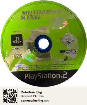 Motorbike King PlayStation 2, PAL disc