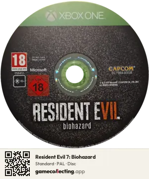 Resident Evil 7: Biohazard Xbox One, PAL disc