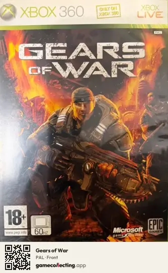 Gears of War Xbox 360, PAL box front