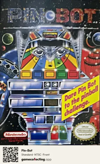 Pin-Bot Nintendo Entertainment System, NTSC box front
