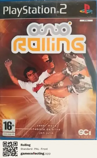 Rolling PlayStation 2, PAL box front