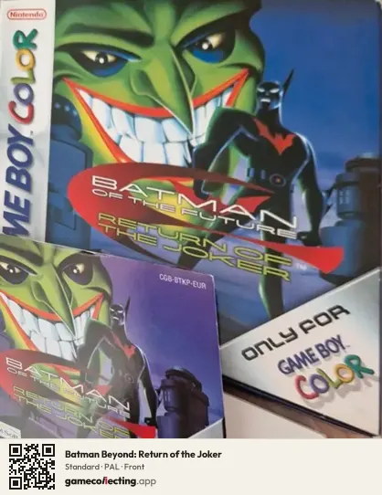 Batman Beyond: Return of the Joker Game Boy Color, PAL box front